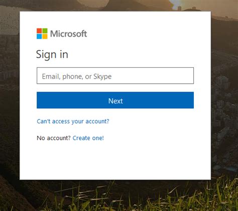 login microsoftonline com login